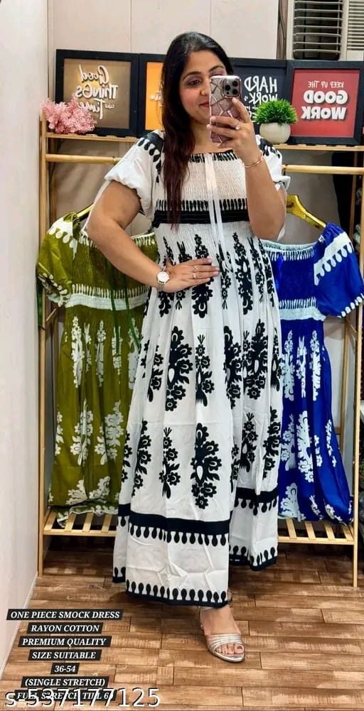 Classy digital print fabulous Women Dresses